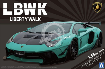 LAMBORGHINI AVENTADOR LIMITED EDITION VER. 2 LB WORKS - Aoshima 05995 skala 1/24