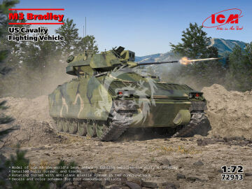 M3 Bradley, US Cavalry Fighting Vehicle ICM 72913 skala 1/72