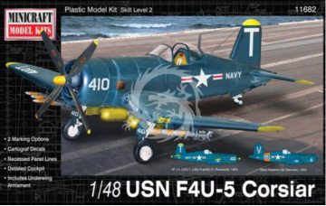 USN F4U-5 Corsiar - Minicraft Model Kits 11682 skala 1/48