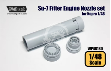 Su-7 Fitter Engine Nozzle Set . - Wolfpack  WP48180 skala 1/48