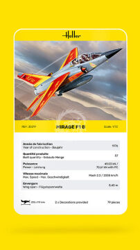  Mirage F1 - Heller 30319 skala 1/72 