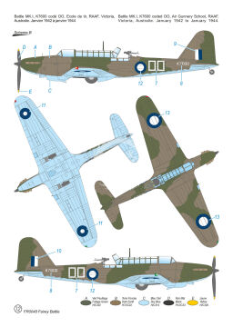 Fairey Battle Mk.I 'AASF' - Azur FR048 skala 1/72