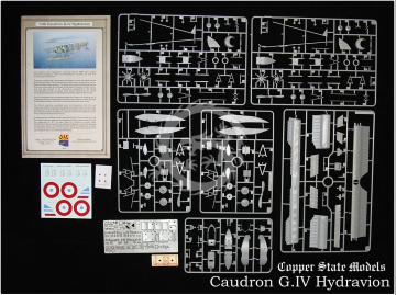 Model plastikowy Caudron G.IV Hydravion Copper State Models CSM 1028 skala 1/48