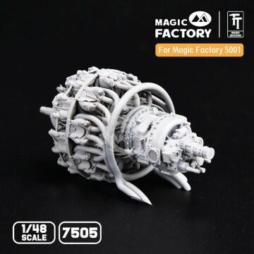 PREORDER- P&W R2800 Engine Separate Display Version Set  Magic Factory 7505 skala 1/48