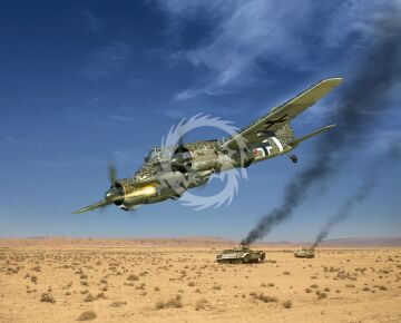 PRZEDSPRZEDAŻ - Hs 129B-2, WWII German attack aircraft (100% new molds) ICM 48214 skala 1/48