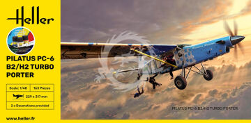 Pilatus PC-6 B2/H2 Turbo Porter - Starter Kit  - Heller 35410 skala 1/48
