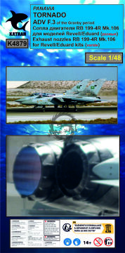 Tornado ADV F.3 of the Granby period Exhaust Nozzles RB 199-4R Mk.106 (opened) - Katran K4879 skala 1/48