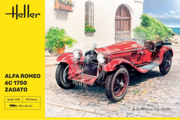PRZEDSPRZEDAZ - Alfa Romeo 1750cc Zagato - Heller 80715 skala 1/24