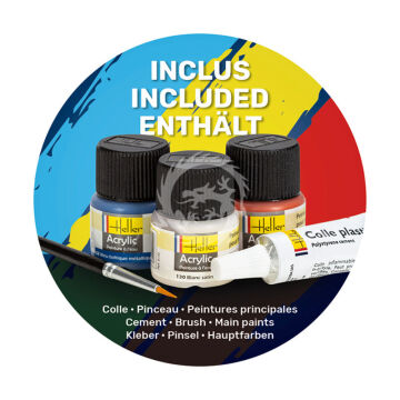 STARTER KIT Renault 4 F4 Fourgonette - Heller 58700 skala 1/24