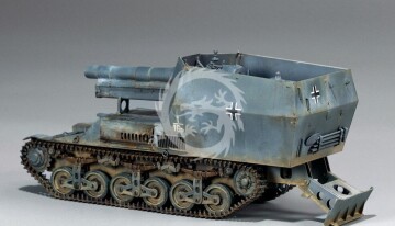  15 cm sFH 13/1 (Sf)auf Gw Lrs.(f )Sd.Kfz.135/1 with German 50 - Zimi Model ZM35076 skala 1/35