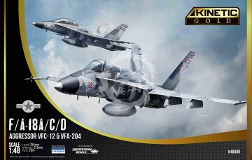 F/A-18A/C/D Agressor VFC-12 & VFA-204 Kinetic K48088 skala 1/48