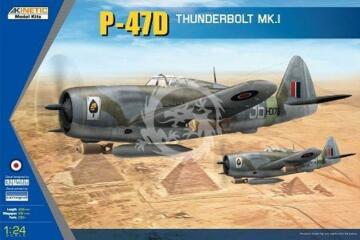  P-47D Thunderbolt Mk.I, Kinetic K3212 skala 1/24
