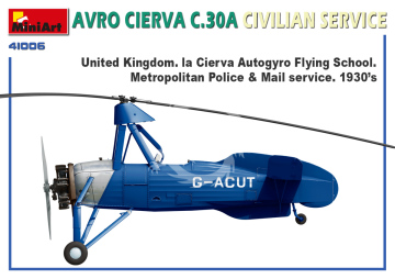 Avro Cierva C.30A Civilian Service MiniArt 41006 skala 1/35