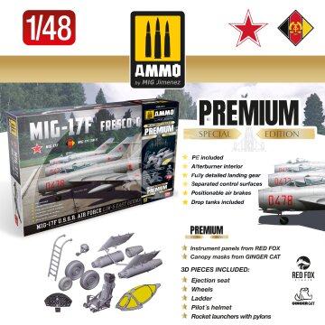 Premium - Mig-17F/Lim-5 ZSRR-NRD Ammo by Mig Jimenez A.MIG-8512 skala 1/48