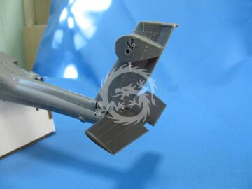 AH-64 Apache - Tail Stabilizator Late Type for Academy, Hasegawa Metallic Details MDR48105 skala 1/48