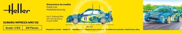 IMPREZA WRC'02 Heller 80199 skala 1/43