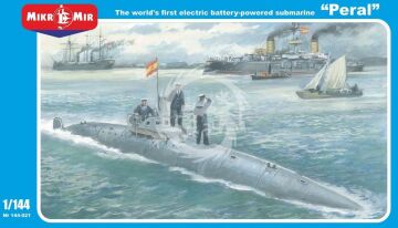 Peral - world's first electric-powered Spain submarine - Mikromir 144-021 skala 1/144