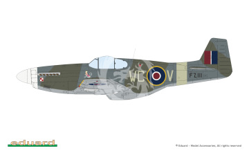P-51B/C Mustang with dorsal fin -  Eduard 82108 skala 1/48
