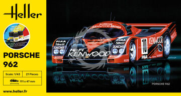  PRZEDSPRZEDAŻ - STARTER KIT Porsche 962 - Heller 56109 skala 1/43