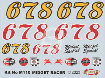 Midget Racer -  Atlantis M110 skala 1/20