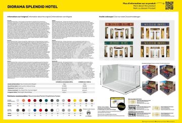 Diorama Splendid Hotel - Heller 50330 skala 1/24
