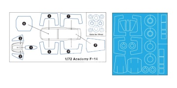 F-14A Tomcat Part.4 - VF-41 'Black Aces' - Sukhoi Killers for Academy - Wolfpack WD72013 skala 1/72