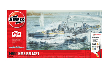 PROMOCJA NA ZAMÓWIENIE - HMS Belfast Gift Set Airfix  A50069 skala 1/600