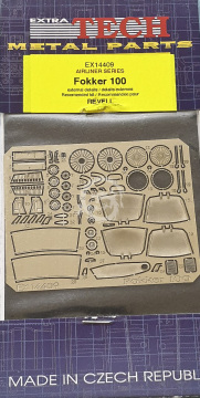 Fokker 100   skala 1/144 - zestaw detali EX14409