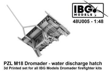 PZL M18 Dromader - Water Discharge Hatch (for IBG Kits / 3D-Printed) - IBG 48U005 skala 1/48