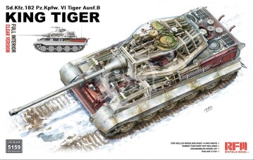 PRZEDSPRZEDAZ - Sd.Kfz. 182 Pz.Kpfw. VI Tiger Ausf. B King Tiger Full Interior / Clear Version -  RFM-5159 skala 1/35