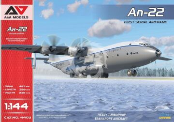 PRZEDSPRZEDAZ - An-22 (1st serial airframe) - A&A Models AAM4403 skala 1/144