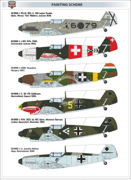 Bf.109 D-1 German WWII fighter - ModelSvit MSVIT 4806 skala 1:48