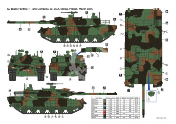 K2 Black Panther - Polish Army 2023-2025 - Hobby 2000 35010 skala 1:35