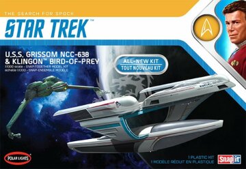 U.S.S. Grissom NCC-638 i Klingon Bird-of-Prey (2pack) - Polar Lights 957 1/1000