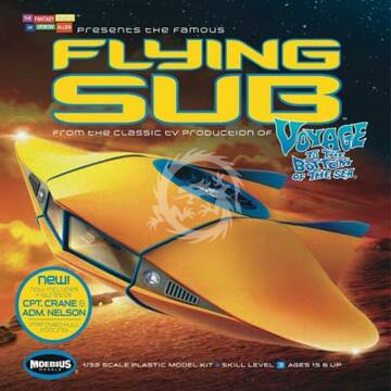 Flying Sub (Podróż do wnętrza ziemi) Moebius 817 1/32
