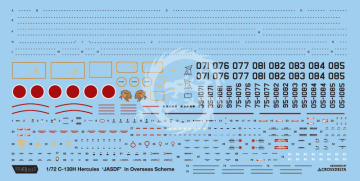 Zestaw konwersji C-130H Hercules 'JASDF' Conv. set (for Italeri 1/72), Wolfpack WP72064 skala 1/72