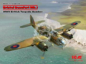 Bristol Beaufort Mk.I WWII British Torpedo-Bomber ICM 48310 skala 1/48