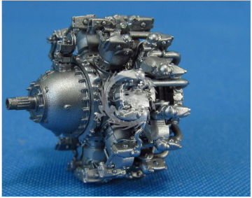 Pratt & Whitney R-1830 Late- Metallic Details MDR4887 skala 1/48