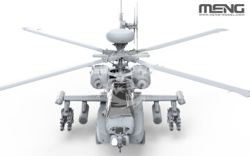 AH-64D Apache Longbow Meng QS-004 skala 1/35