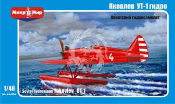 Soviet hydroplane Yakovlev UT-1 Mikromir MM48-004 skala 1/48