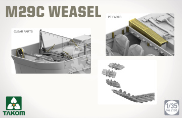 PREORDER - M29C Weasel Takom 2168 skala 1/35