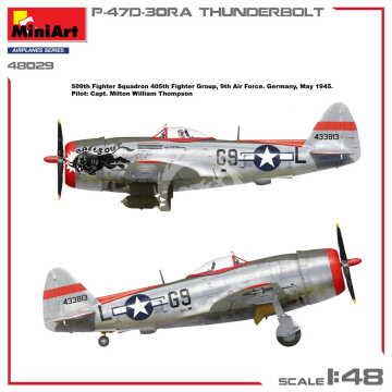 PREORDER - P-47D-30RA Thunderbolt Advanced Kit MiniArt 48029 skala 1/48