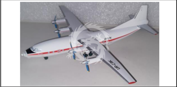 Antonov AN-12 Meridian Air new livery  UR-CAK WB200042 skala 1/200