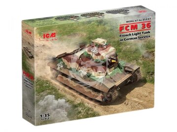 FCM 36, French Light Tank in German Service ICM 35337 skala 1/35