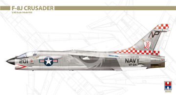 PRZEDSPRZEDAZ - F-8J Crusader - Hobby 2000 - 48040 skala 1/48