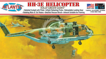 HH-3E Jolly Green Giant Helicopter - Atlantis 505 skala 1/72