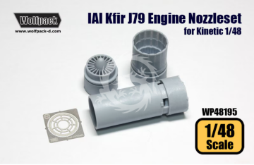 IAI Kfir J79 Engine Nozzle Set for Kinetic, Wingman - Wolfpack WP48195 skala 1/48