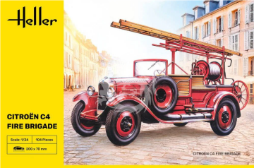 PRZEDSPRZEDAZ - Citroen C4 Fire Brigade - Heller 80733 skala 1/24