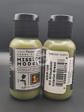 Japanese M3 Mitsubishi Interior Green WWII - Mission Models MMP-109 