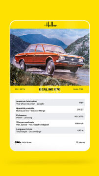 K70 - Heller 80176 skala 1/43 